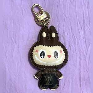LV Labubu Leather Charm